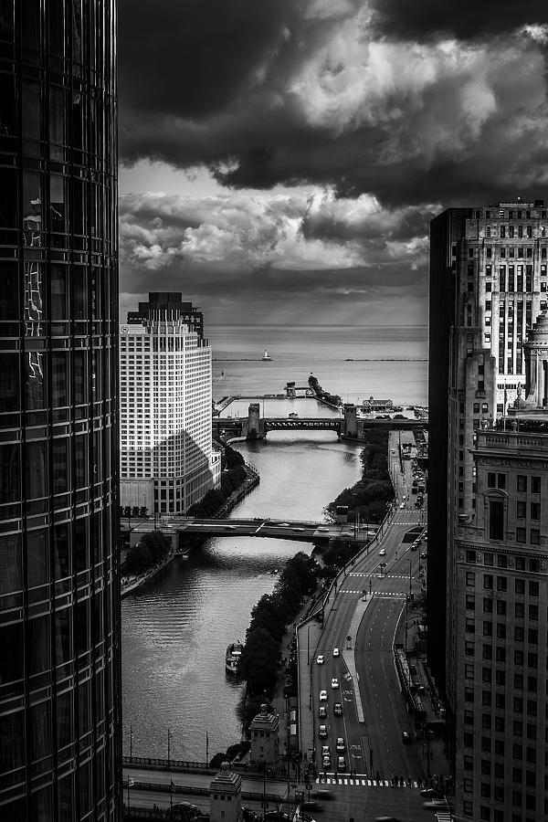 Chicago River Photograph by Andrew Soundarajan