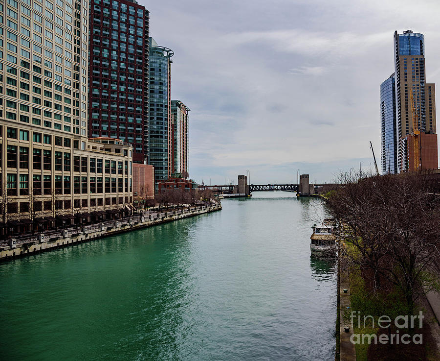 Chicago River. April 2017  Photograph by Jeff Hubbard