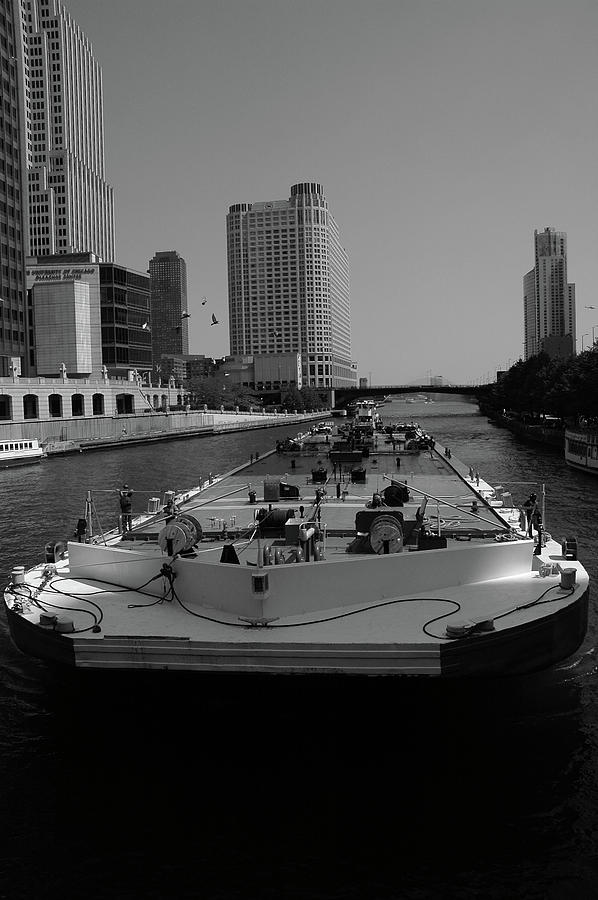 Chicago River Photograph by D Plinth