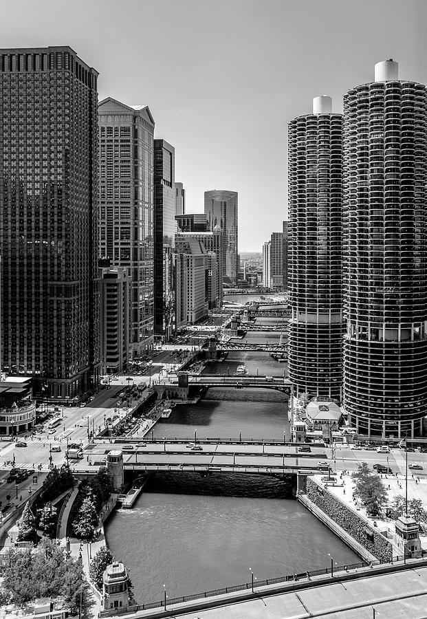 Chicago River  Photograph by Lev Kaytsner