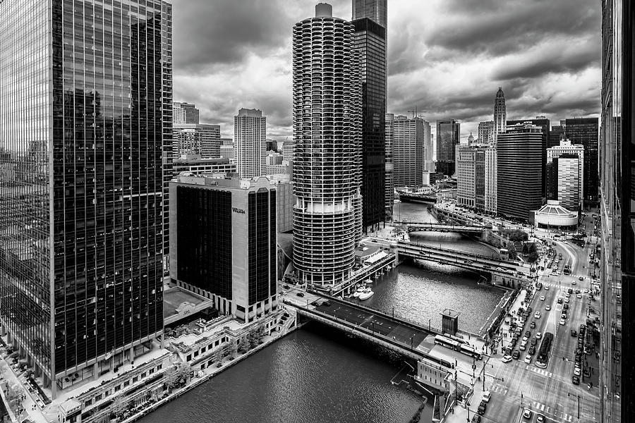 Chicago River view  Photograph by Sven Brogren