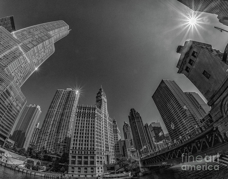 Chicago riverfront skyline Photograph by Izet Kapetanovic