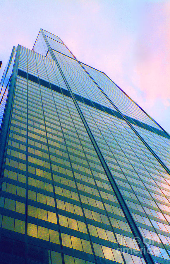 Chicago Sears Willis Tower Pop Art Photograph by First Star Art