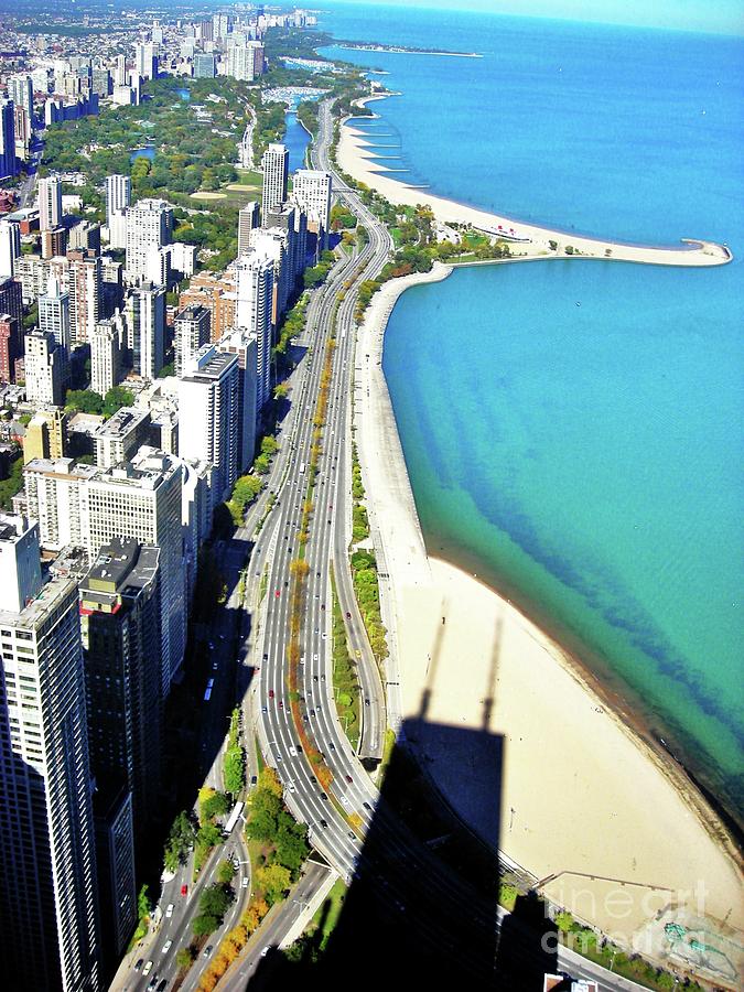 Chicago Photograph - Chicago Shoreline by Snapshot Studio Chicago Photograph - Chicago Shoreline by Snapshot Studio