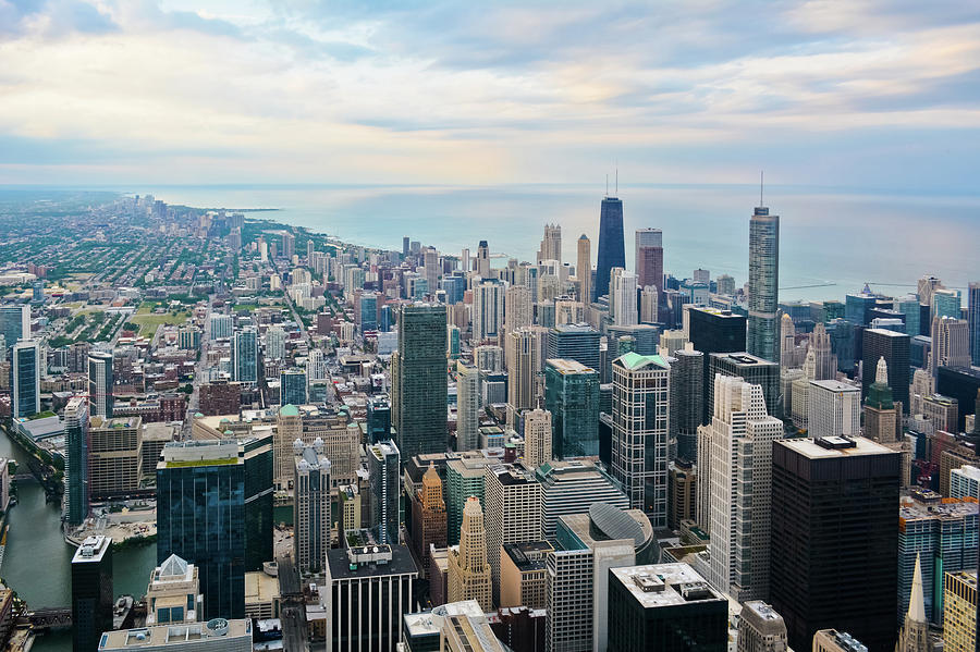 Chicago Skydeck Cityscape Photograph by Kyle Hanson