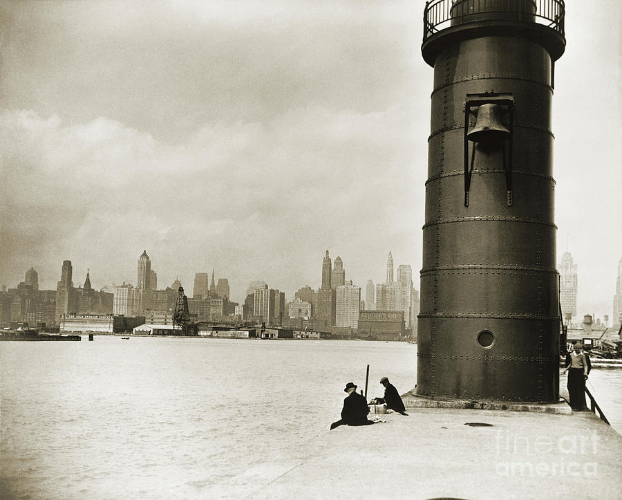 Chicago Skyline, 1930 Photograph by Granger