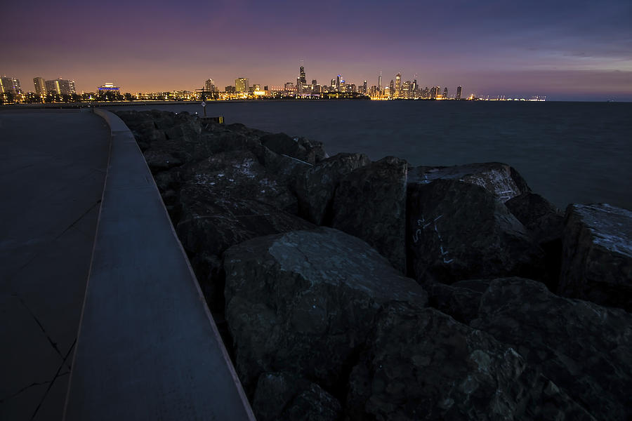 Chicago Skyline at dawn from the south side Photograph by Sven Brogren