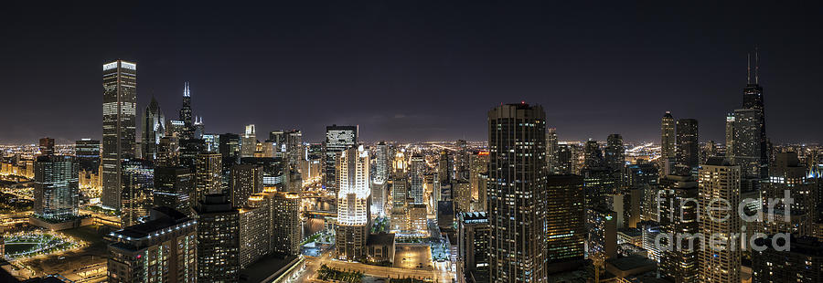 Chicago Skyline - D009811 Photograph by Daniel Dempster