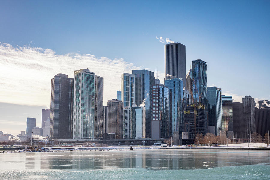 Chicago skyline Photograph by Framing Places