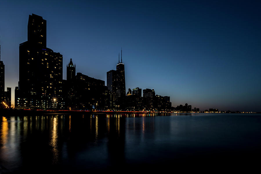 Chicago Skyline from Olive Park  Photograph by Sven Brogren