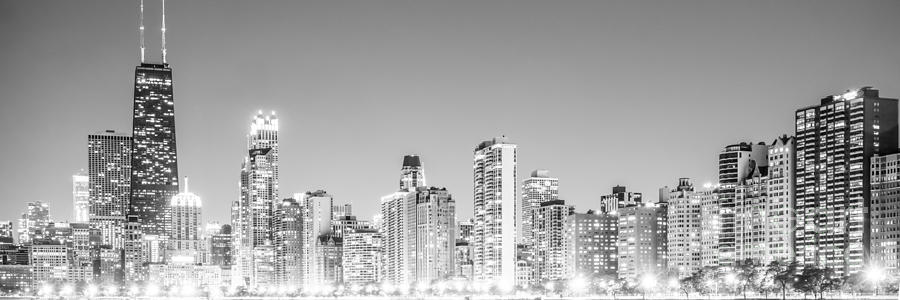 Chicago Skyline Gold Coast Panorama Photo Photograph by Paul Velgos