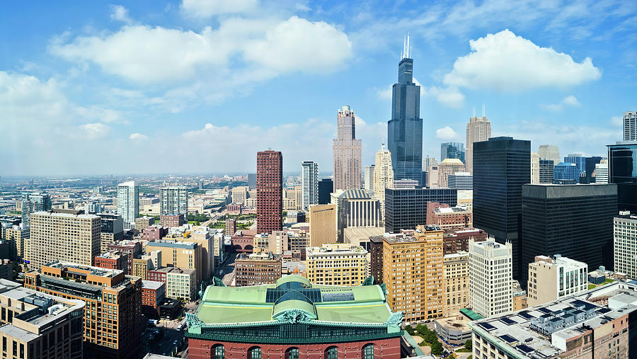 Chicago Skyline Panorama Photograph by Kyle Hanson