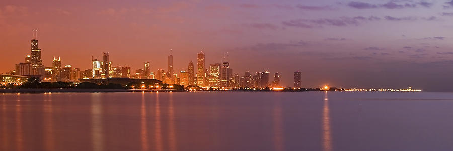 Chicago Skyline Photograph - Chicago Skyline Panoramic 2 by Sven Brogren Chicago Skyline Photograph - Chicago Skyline Panoramic 2 by Sven Brogren