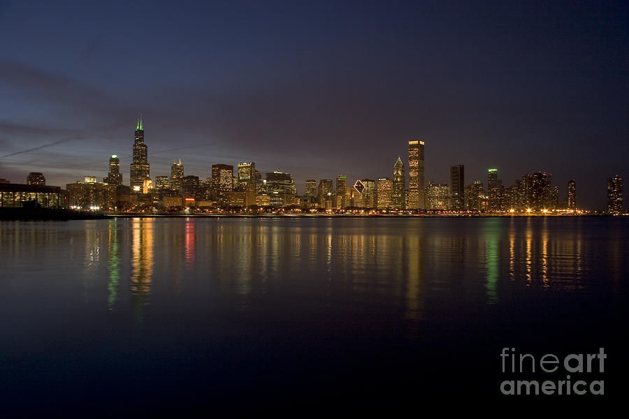 Chicago Skyline  Photograph by Timothy Johnson