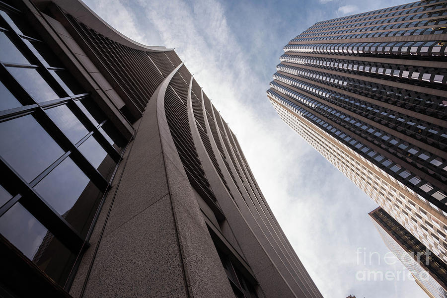 Chicago Skyscraper and Sky View Photograph by Jeff Hubbard