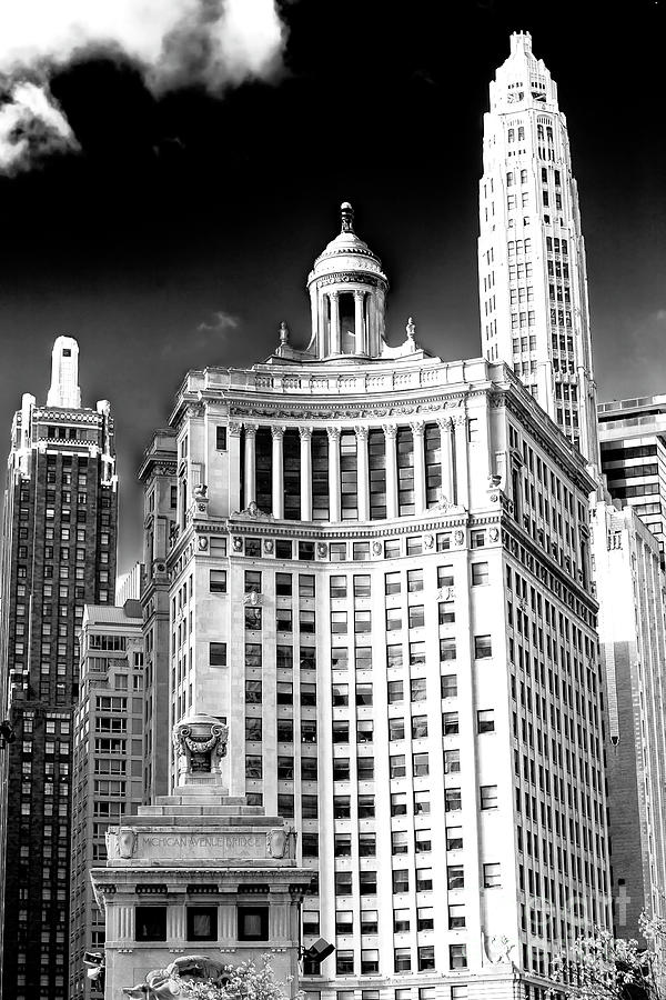 Architecture Photograph - Chicago Skyscraper Style by John Rizzuto