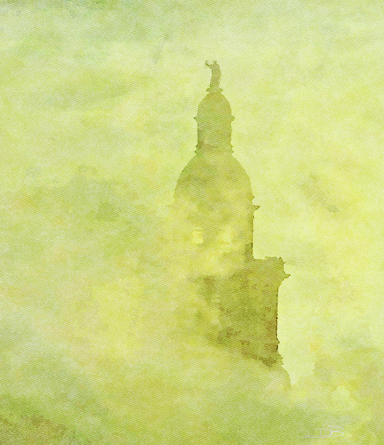 Chicago Steeple Mixed Media