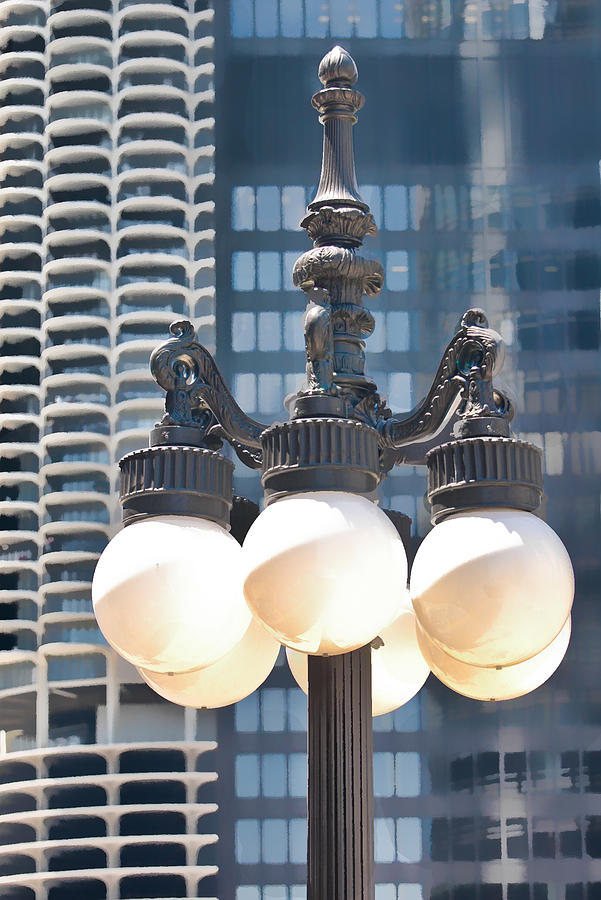 Chicago Street Lamps Photograph by Ginger Wakem