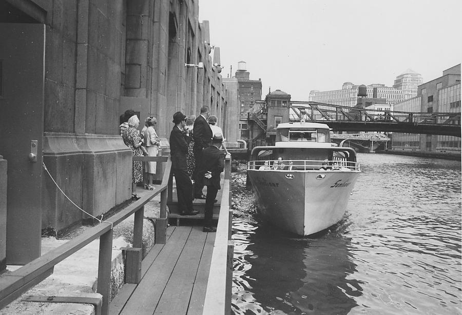 Sunliner at Dock - 1962 Photograph by Chicago and North Western Historical Society