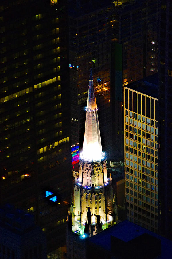 Chicago Temple Building Steeple Photograph by Richard Zentner