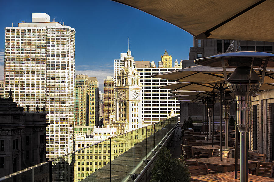 Chicago Terrace View Photograph by Andrew Soundarajan