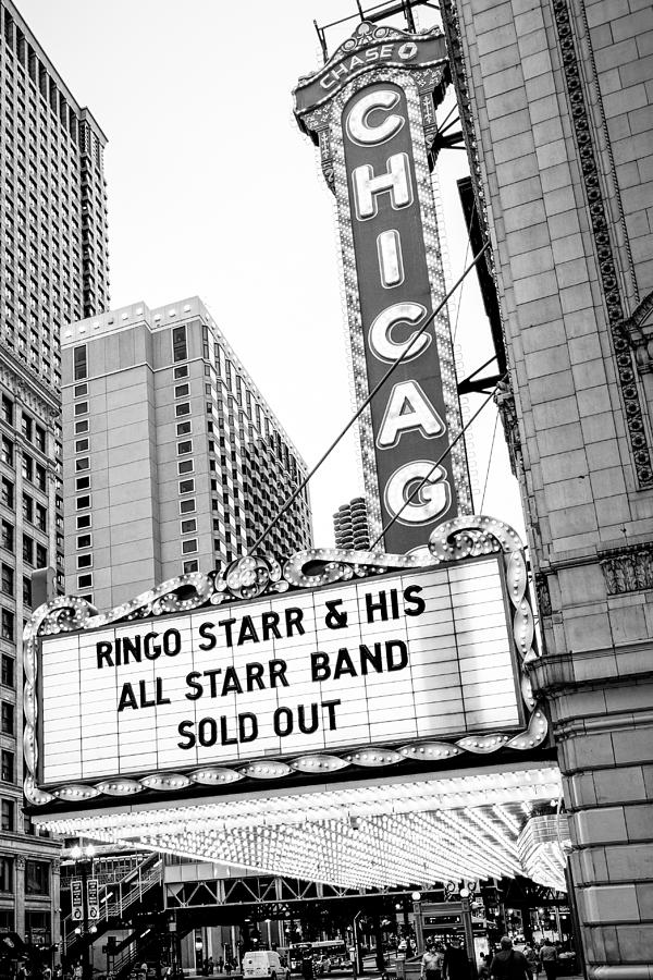 Ringo Starr Photograph - Chicago Theater by Cindy Lindow