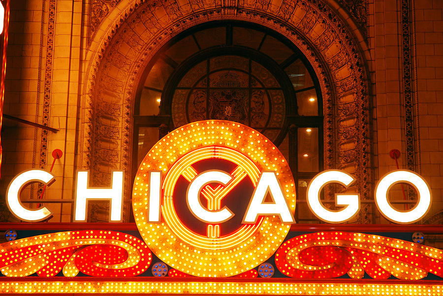 Chicago Theater Photograph by James Kirkikis