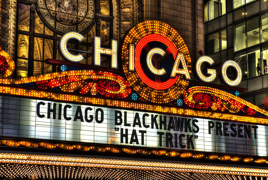 Chicago Theater Marquee Photograph by Daniel Hagerman