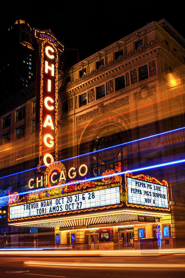 Chicago Theatre Photograph by Andrew Soundarajan