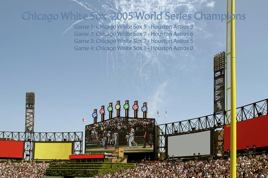 Chicago White Sox 2005 World Series Champions 03 Mixed Media by Thomas Woolworth