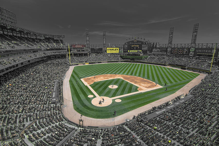 Chicago White Sox US Cellular Field Creative Photograph by David Haskett II