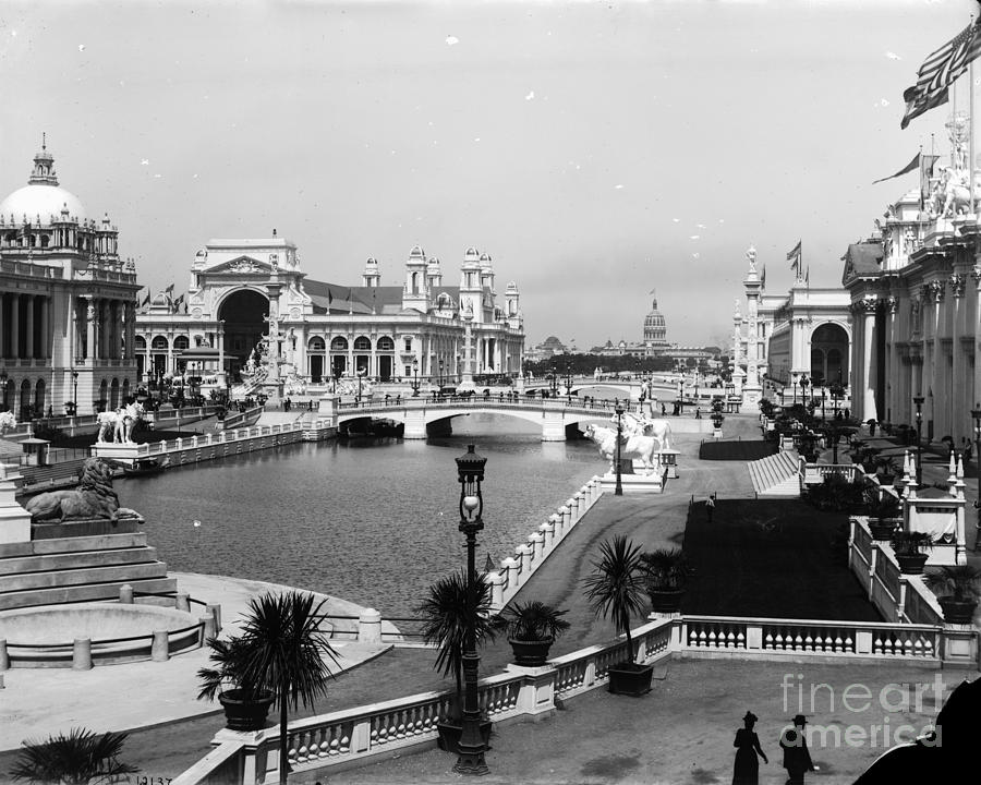Chicago Worlds Columbian Exposition Painting by Celestial Images