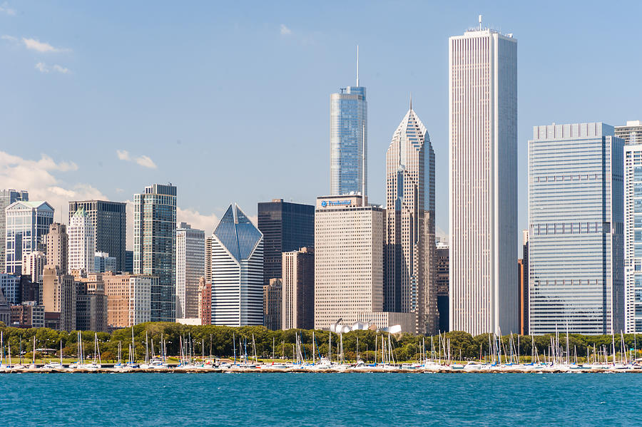 Chicago Lakefront close up Photograph by Charles McCleanon