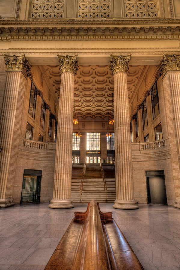 Chicagos Union Station Waiting Hall Photograph By Steve Gadomski 