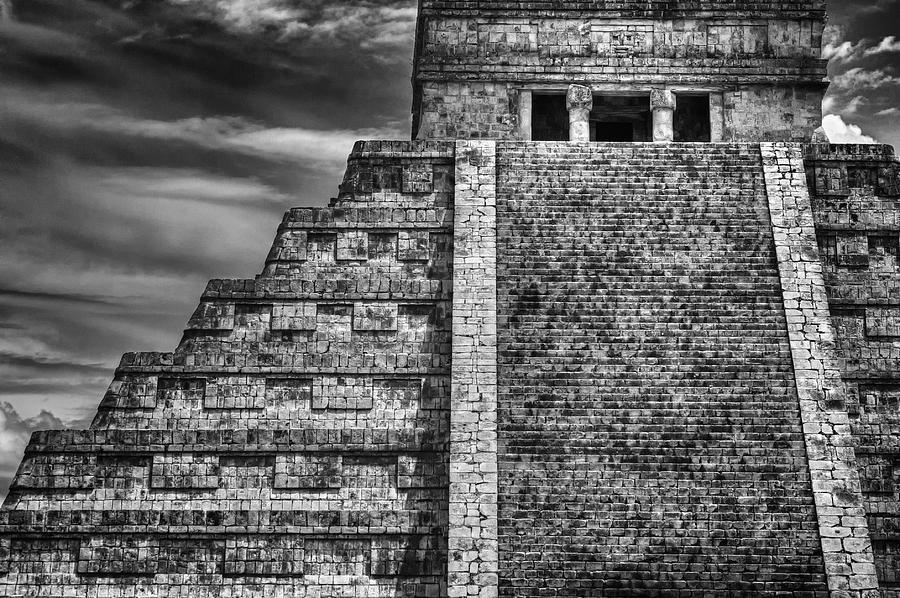 Mayan Photograph - Chichen Itza-Mayan Temple by John Hamlon