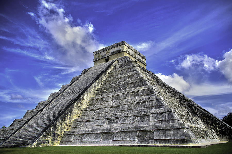 Chichen Itza, El Castillo Pyramid Photograph by Jason Moynihan