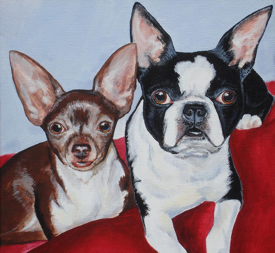 ChiChi and Lulu Painting by Sarah Grangier