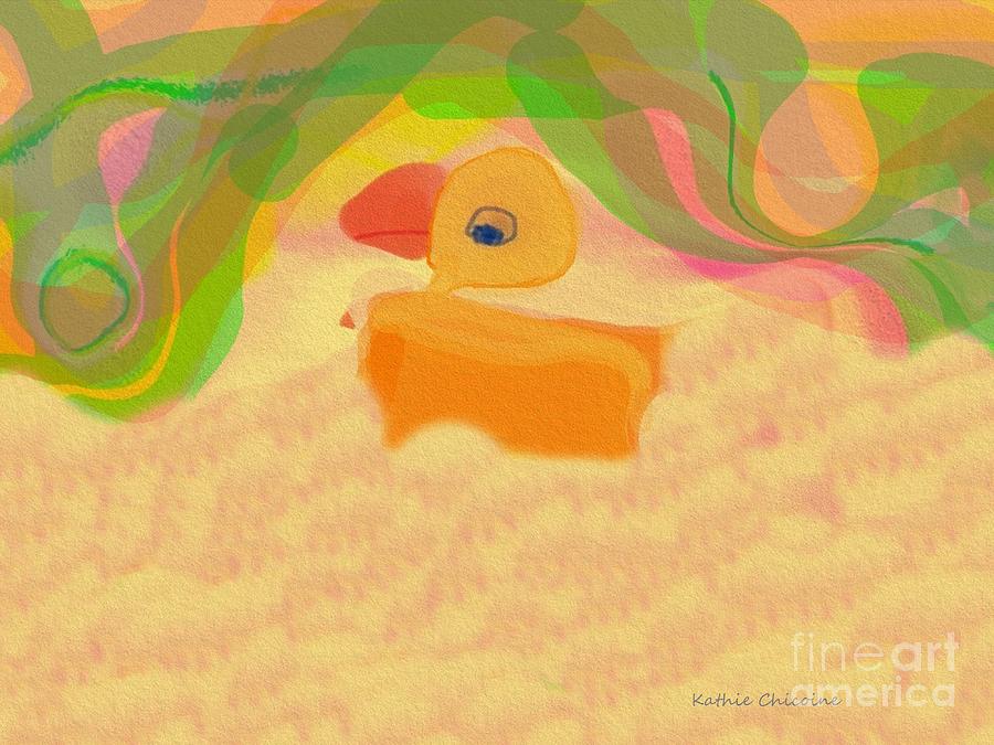 Chick-a Dee Digital Art by Kathie Chicoine