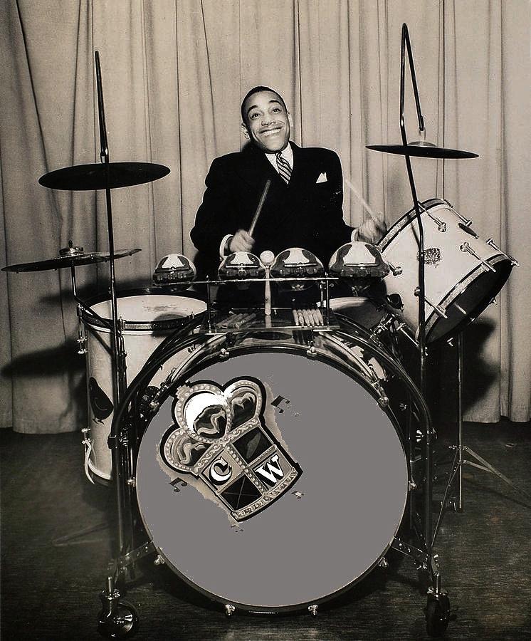 Chick Webb circa 1936 color added 2008 Photograph by David Lee Guss