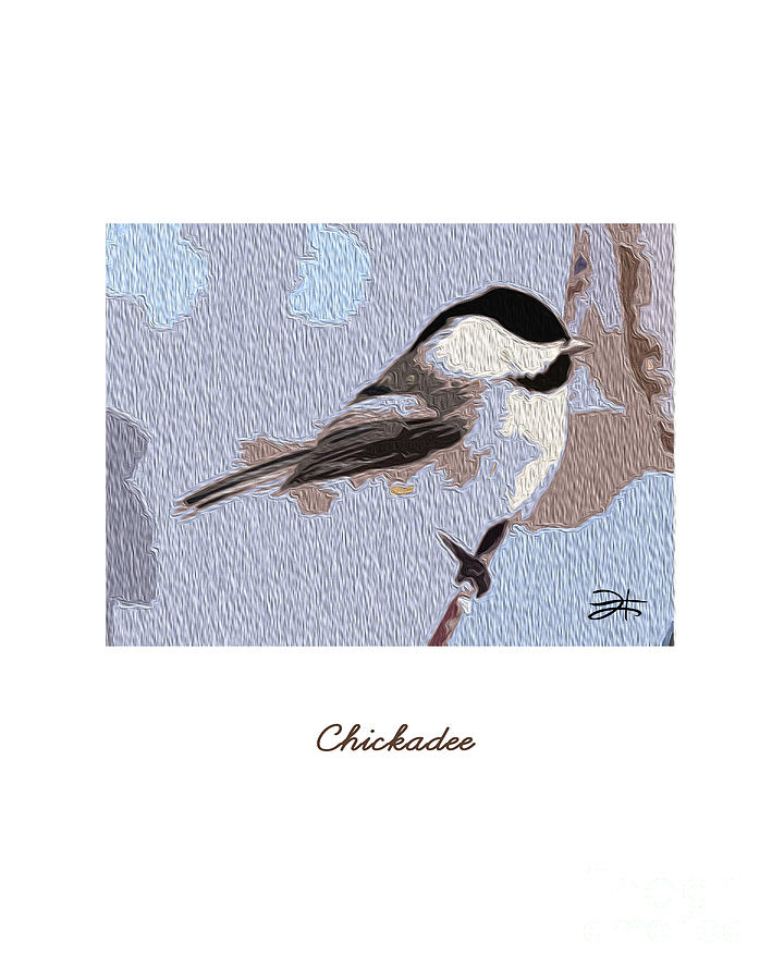 Chickadee Mixed Media by Francelle Theriot