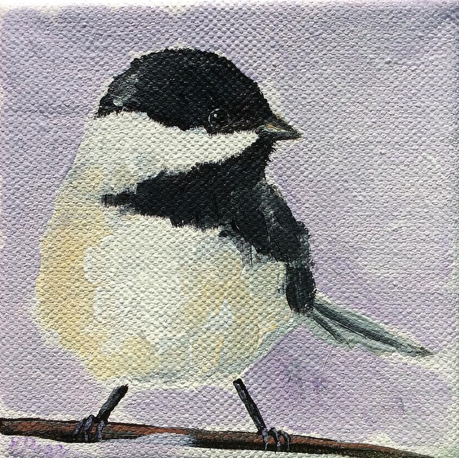Chickadee I Painting by Emily Page