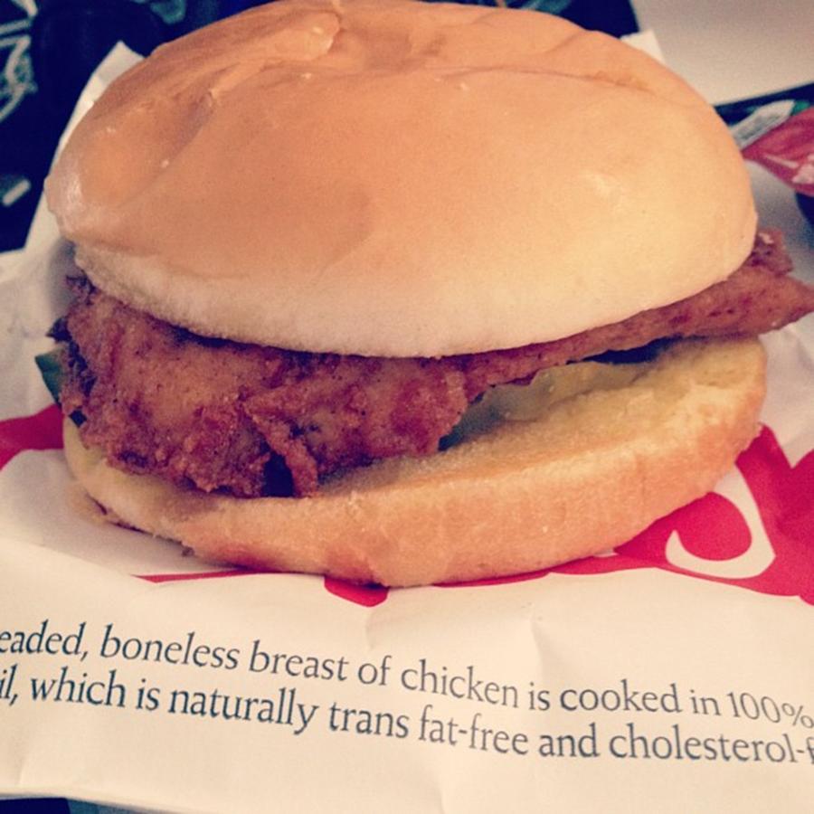 Chicken Fil A ..the Real Good Mood Food Photograph by Ryan Johnston