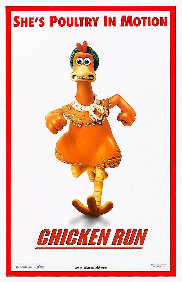 Mel Gibson Photograph - Chicken Run B by Movie Poster Prints