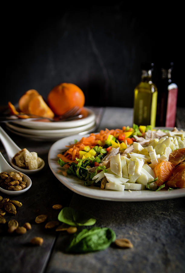 Chicken Salad with an Orange Twist Photograph by Deborah Klubertanz