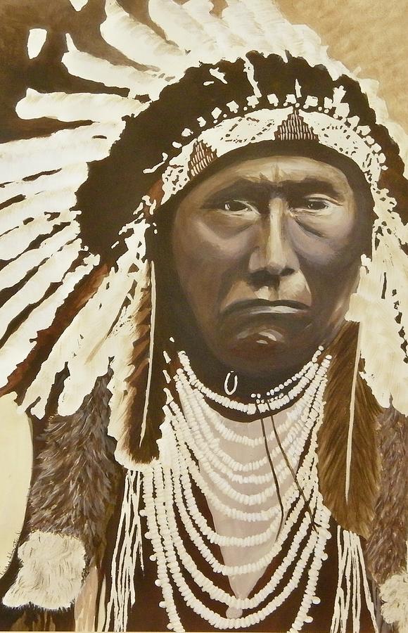 Chief Joseph Painting by Terry Honstead