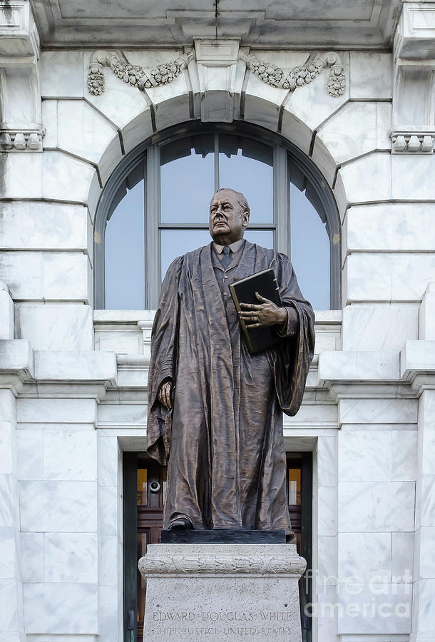 Chief Justice Edward Douglas White Statue- Nola Photograph by Kathleen K Parker