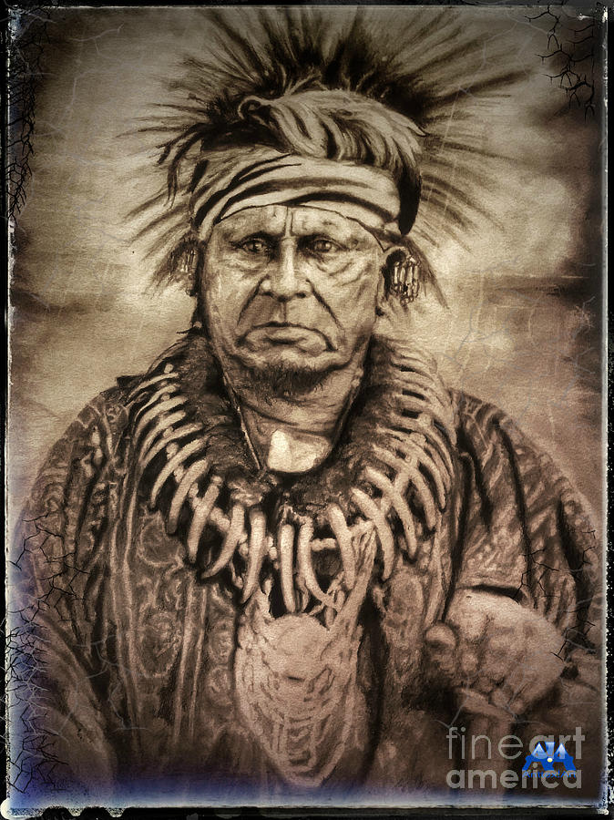 Chief Keokuk Drawing by Anthony Franklin - Pixels