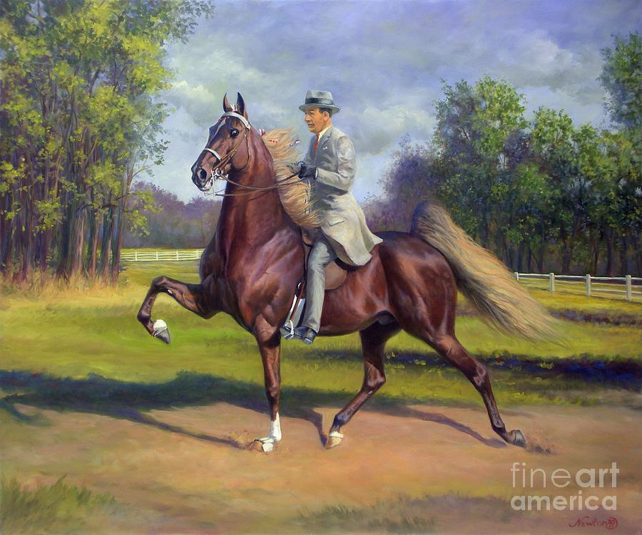 Chief of Spindletop Painting by Jeanne Newton Schoborg