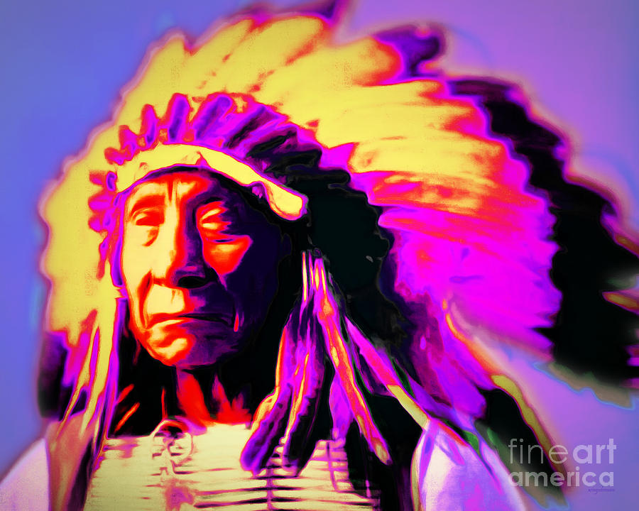 Celebrity Photograph - Chief Red Cloud 20151230 by Wingsdomain Art and Photography