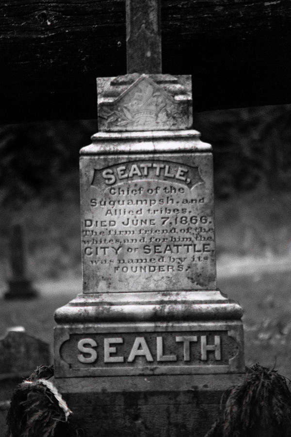 Chief Sealths resting place Photograph by Kevin Mcenerney